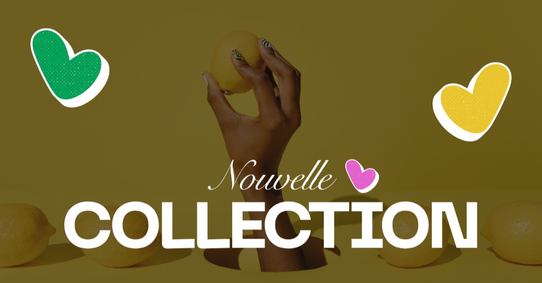 Publicité pour une nouvelle collection